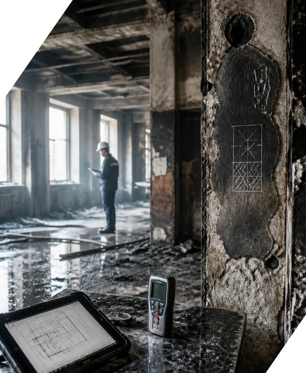 Обследование зданий после пожара в Канске от 16394 р. | ЭкспертизаРоссия