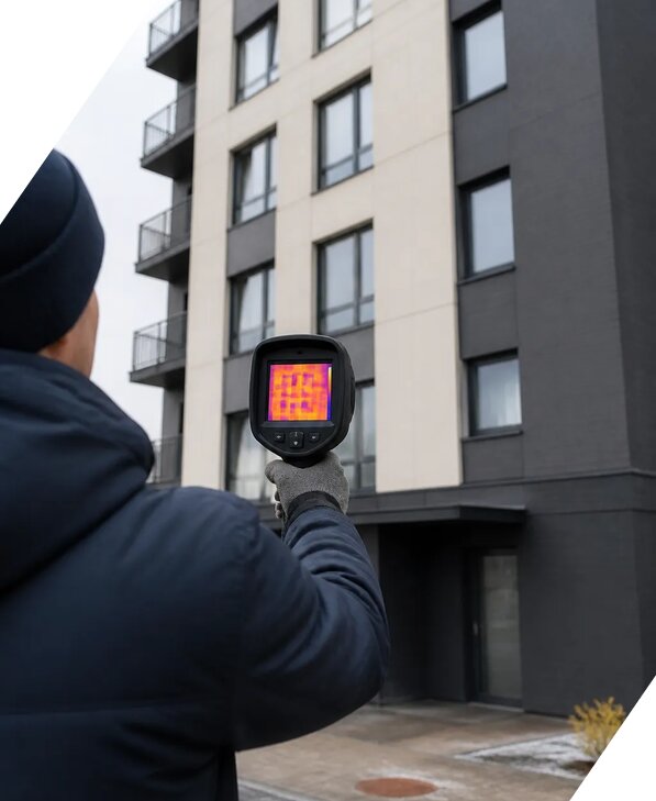Тепловизионное обследование зданий в Канске от 5465 р. | ЭкспертизаРоссия
